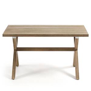 Tisch Rhyll Akazie massiv - Beige - Breite: 140 cm