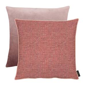 Kussensloop Alessio structuurstof - Oud pink - 46 x 46 cm