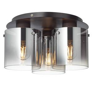 Plafondlamp Beth spiegelglas/aluminium - 3 lichtbronnen