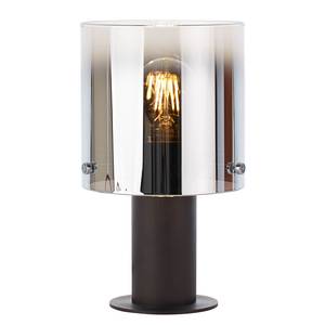 Lampe Beth Verre à effet miroir / Aluminium - 1 ampoule