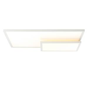 LED-plafondlamp Bility II plexiglas/aluminium - 1 lichtbron - Wit