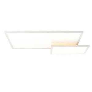 LED-plafondlamp Bility II plexiglas/aluminium - 1 lichtbron - Wit