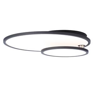 LED-plafondlamp Bility I plexiglas/aluminium - 1 lichtbron - Zwart