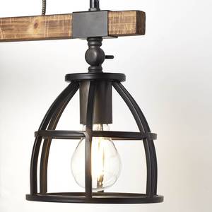 Wandlamp Matrix Wood ijzer - 1 lichtbron