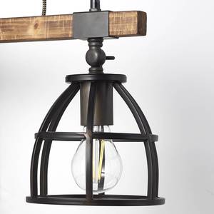 Wandlamp Matrix Wood ijzer - 1 lichtbron