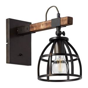 Wandlamp Matrix Wood ijzer - 1 lichtbron