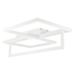 LED-plafondlamp Quadras plexiglas/ijzer - 1 lichtbron - Wit