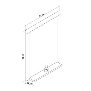 Miroir Igapora Anthracite