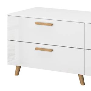 Commode Shuffle I Skandi Skandi - 160 cm - Blanc brillant