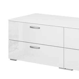 Commode Shuffle II Basic Modern - 240 cm - Blanc brillant