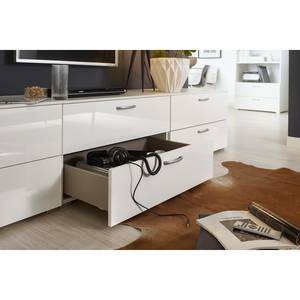 Commode Shuffle II Basic Modern - 240 cm - Blanc brillant