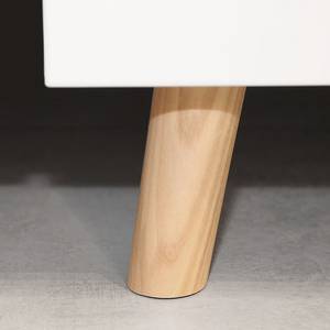 Tables de chevet Shuffle Skandi (2 él.) Skandi - 40 cm chaque - Blanc brillant