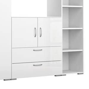 Kastcombinatie Shuffle VI Basic modern - 200 cm - Hoogglans wit