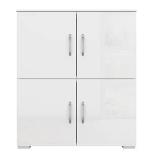 Kast Shuffle III Basic modern - 80 cm - Hoogglans wit