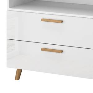 Combikast Shuffle II Scandi Scandi - 80 cm - Hoogglans wit