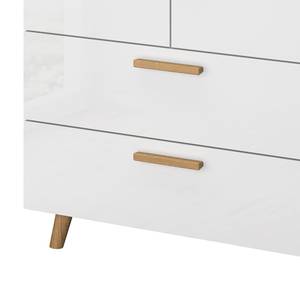 Hoge kast Shuffle I Scandi Scandi - 80 cm - Hoogglans wit