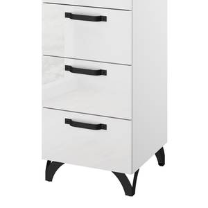 Commode haute Shuffle IV Industry Industrial - 40 cm - Blanc brillant