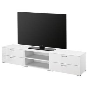 Meuble TV Shuffle III Basic Modern - 240 cm - Blanc brillant