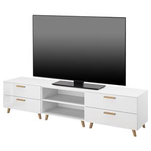 Meuble TV Shuffle III Skandi Skandi - 240 cm - Blanc brillant