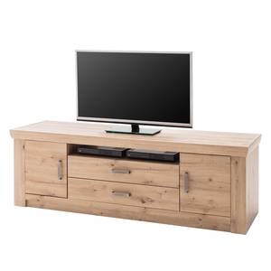 Tv-meubel Mendes II balken-eikenhouten look/antracietkleurig