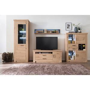 Highboard Mendes II balken-eikenhouten look/antracietkleurig