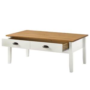 Table basse Rivery Pin massif - Blanc