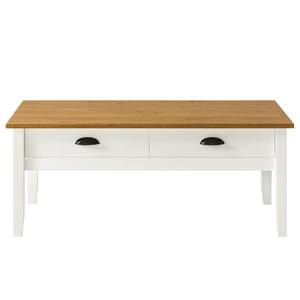 Table basse Rivery Pin massif - Blanc