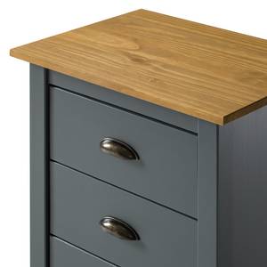 Commode Rivery I Pin massif - Anthracite