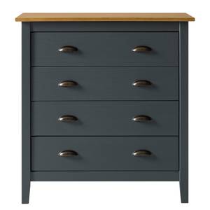 Commode Rivery II Pin massif - Anthracite