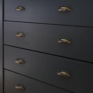 Commode Rivery II Pin massif - Anthracite