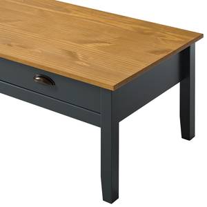 Table basse Rivery Pin massif - Anthracite