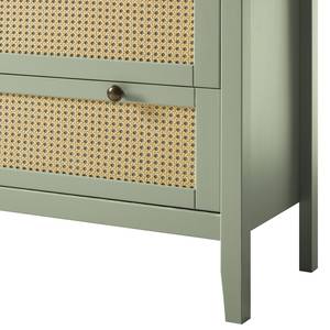 Commode Belleria I Pin massif - Vert olive clair