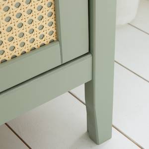 Commode Belleria I Pin massif - Vert olive clair