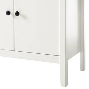 Commode Belleria III Pin massif - Blanc