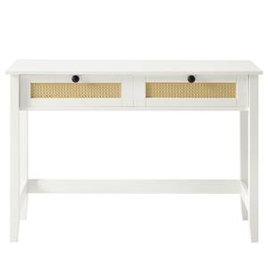 Console Belleria Pin massif - Blanc