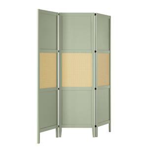 Paravent Belleria II Pin massif - Vert olive clair