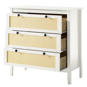 Commode Belleria I Pin massif - Blanc