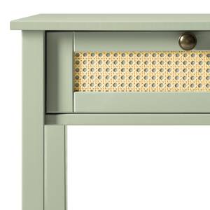 Console Belleria Pin massif - Vert olive clair