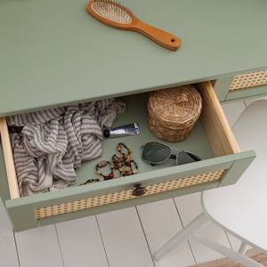 Console Belleria Pin massif - Vert olive clair