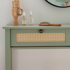 Console Belleria Pin massif - Vert olive clair