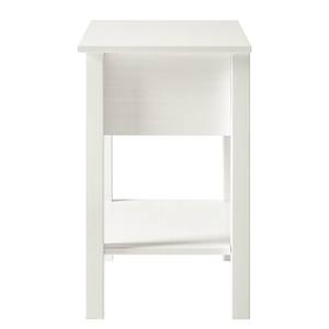 Table de chevet Belleria Pin massif - Blanc