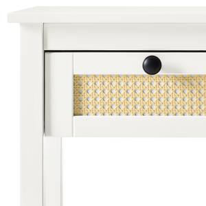 Table de chevet Belleria Pin massif - Blanc