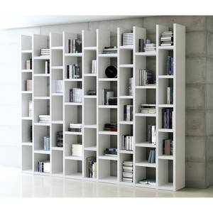 Boekenkast Emporior II Hoogglans wit - Breedte: 272 cm