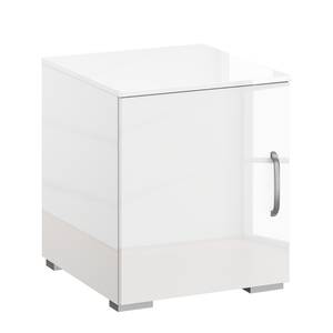 Caisson avec porte Shuffle 40 cm - Blanc brillant - 1 porte