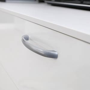 Caisson à tiroirs Shuffle 80 cm - Blanc brillant - Largeur : 80 cm