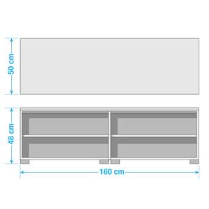 Lowboard Shuffle IV Basic modern - 160 cm