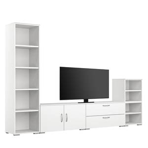 Ensemble meubles TV Shuffle Basic Moderne - 240 cm - Blanc alpin