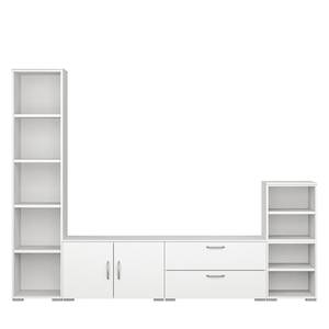 Ensemble meubles TV Shuffle Basic Moderne - 240 cm - Blanc alpin