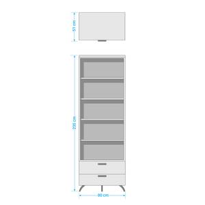 Open kast Shuffle II Industry industrial - 80 cm - Alpinewit