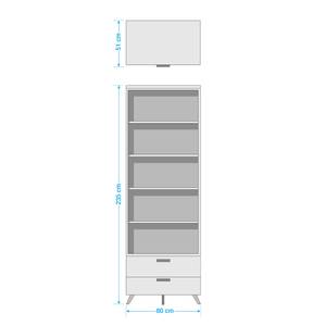 Étagère Shuffle II Skandi scandi - 80 cm - Blanc alpin